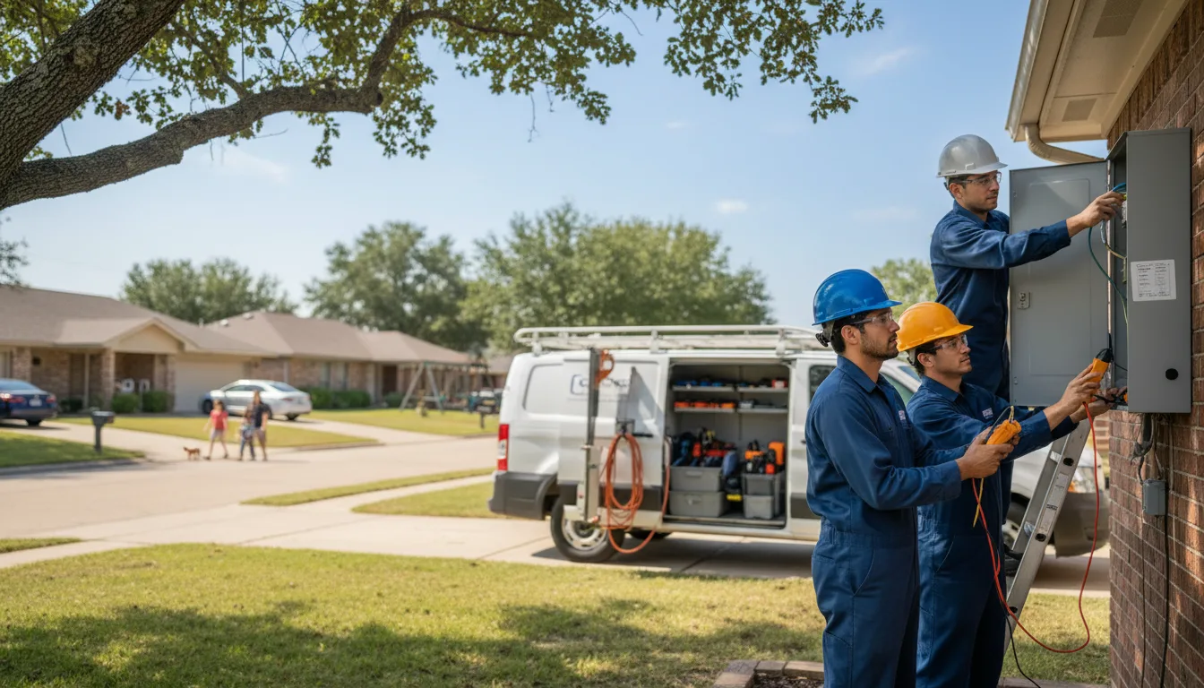 Certified electrician providing emergency electrical services in Genoa, IL